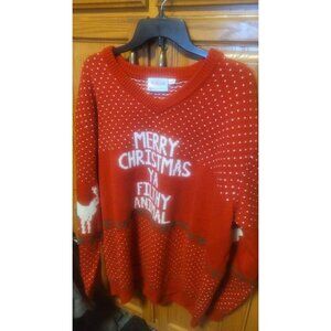 Plus Size 3xl Merry Christmas You Filthy Animal Home Alone Christmas Sweater